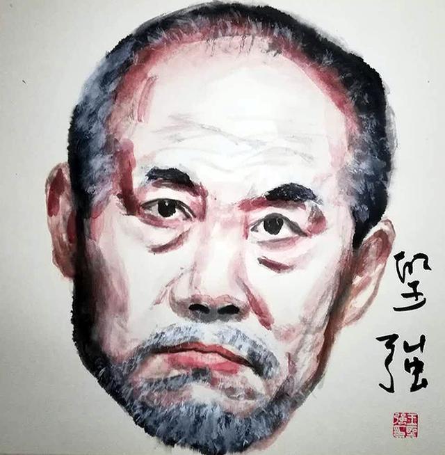 王圣强人物肖像画