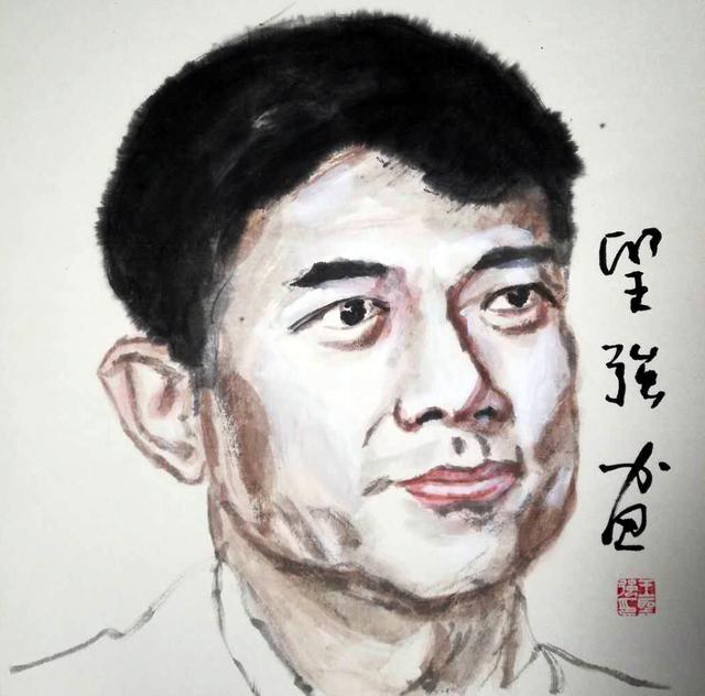 王圣强人物肖像画