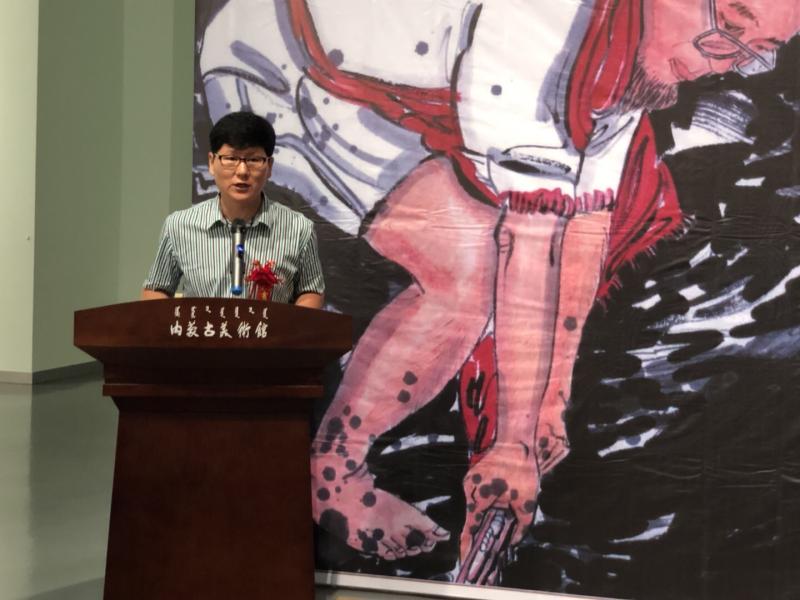 南洋之风--新加坡画家梁振康画展在内蒙古美术馆举办