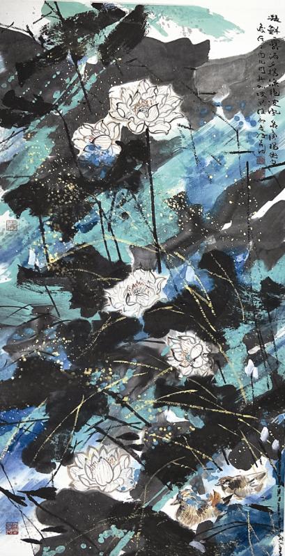 南洋之风--新加坡画家梁振康画展在内蒙古美术馆举办