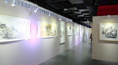 画家刘新作品亮相“纪念改革开放四十周年全国名家艺术作品公益展”