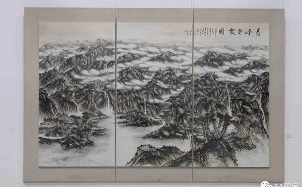 长河追日·靳文艺山水画展