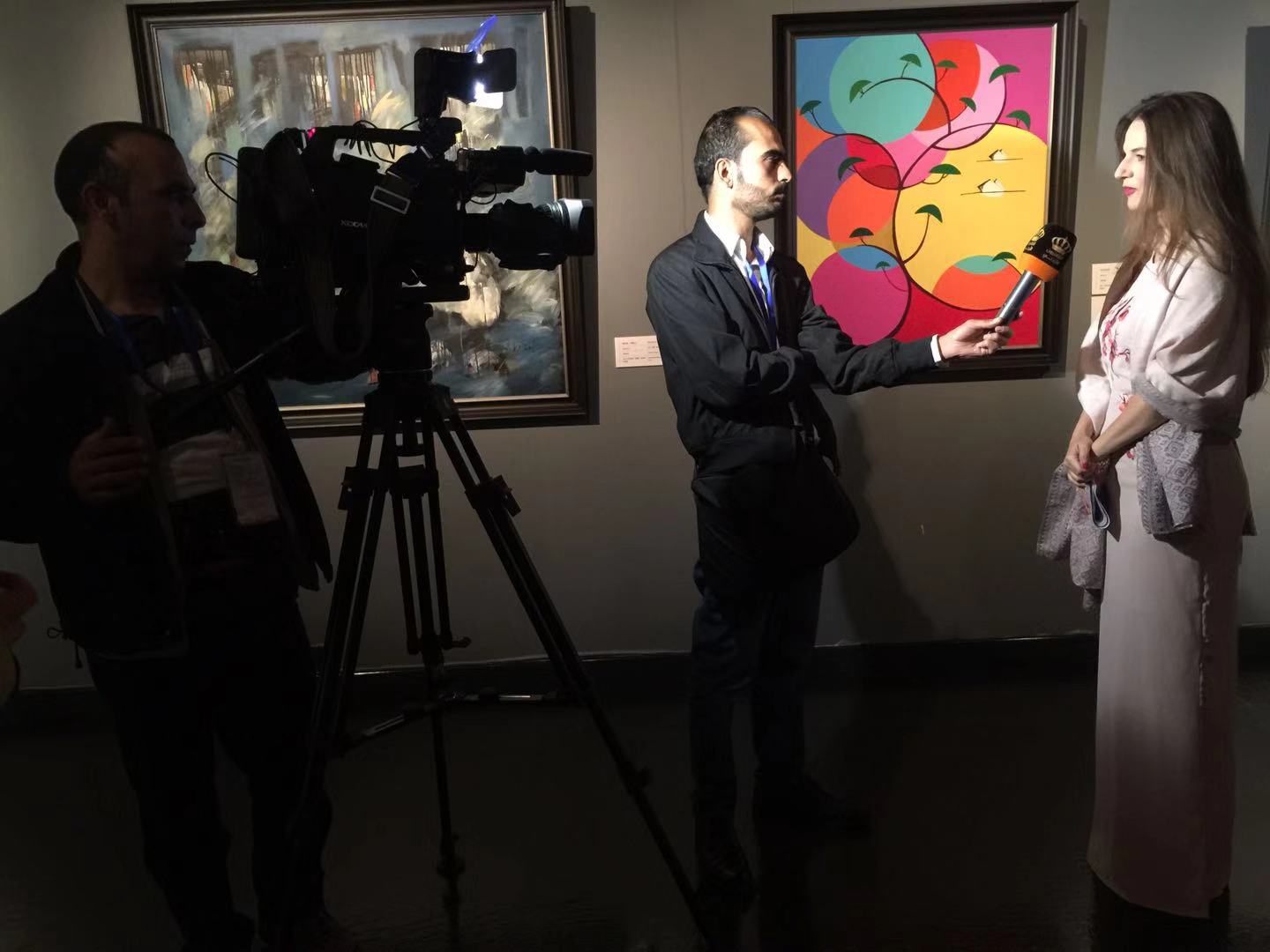 “意会中国-阿拉伯知名艺术家访华采风10周年大展”在京举行