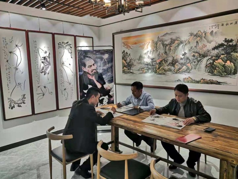 院线电影《春夏秋冬又一年》筹备会议在人民书画院举行