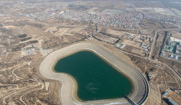 山西太原水利设施渗漏 一夜灌满百亩人工湖