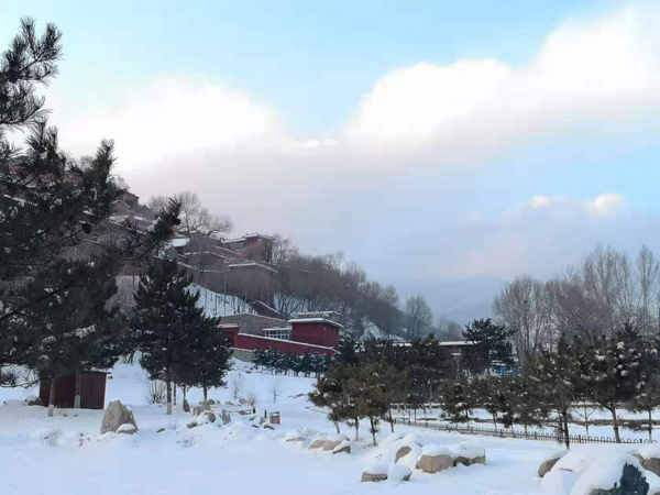 雪中五台山