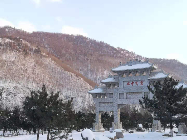 雪中五台山