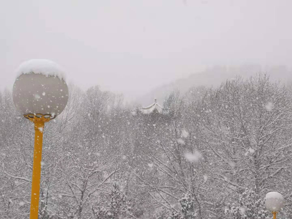 雪中五台山