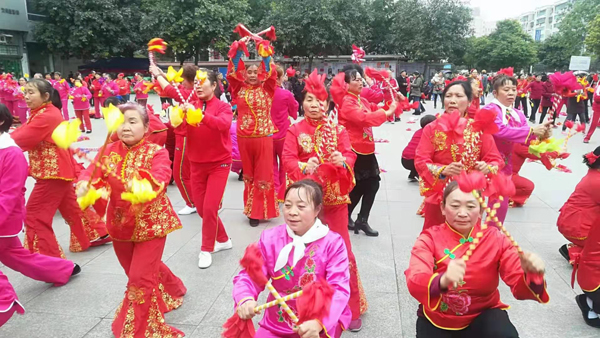 重庆市丰都县老体协庆祝‘’三八妇女节‘’文艺演出