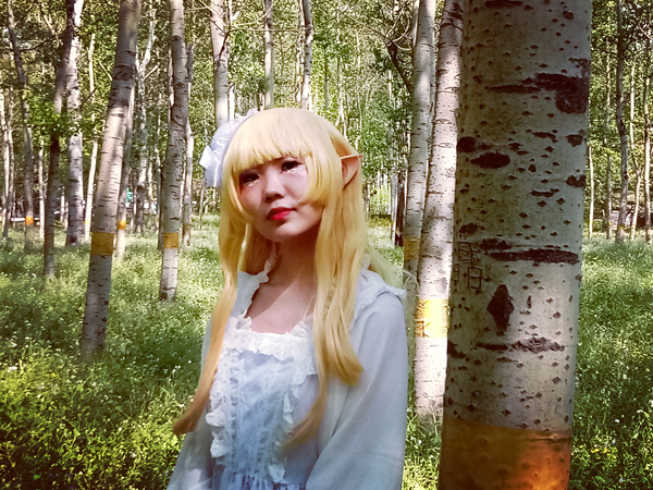 李月手机拍——绿森林里的小精灵