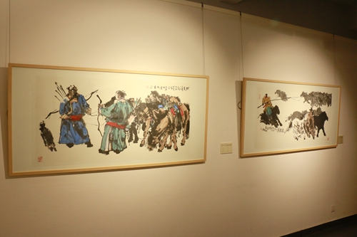 助力冬奥·河北省美术家协会主席团中国画名家邀请展开幕