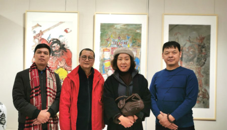 在希望的田野上——王蔚兰绘画作品展在京举行
