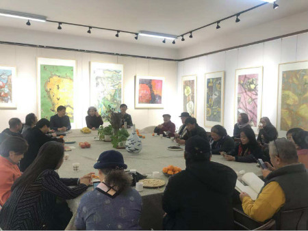 在希望的田野上——王蔚兰绘画作品展在京举行