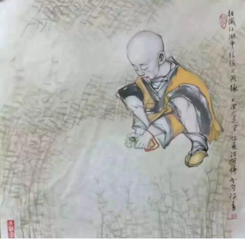 马云峰老师禅画艺术作品欣赏