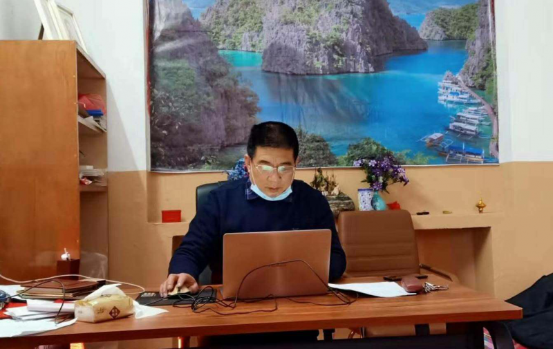 他，心系抗疫第一线