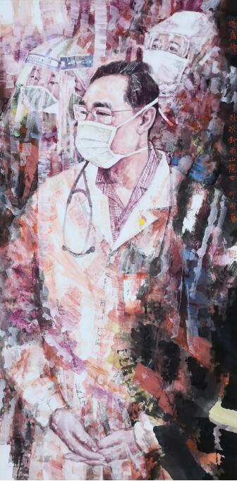 当祖国需要我们的时刻——著名画家何雨春先生抗击疫情系列美术作品欣赏