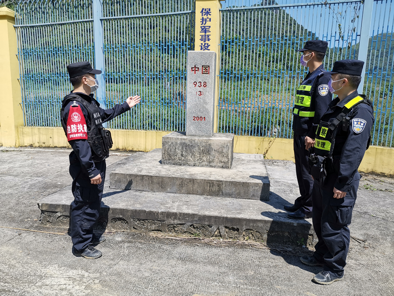 水口边境派出所开设“阵地党课”为队伍抗“疫”注入“强心剂”