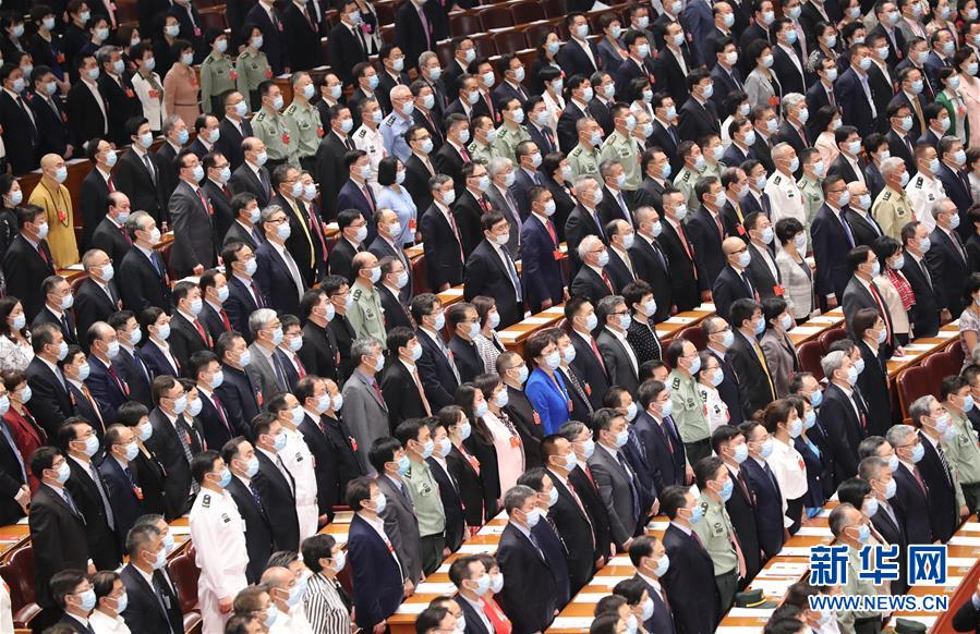 （两会·政协开幕·XHDW）（2）全国政协十三届三次会议在京开幕