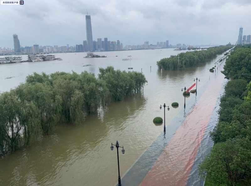 江苏南京河湖水位全面超警！长江南京水位超警戒水位1.23米