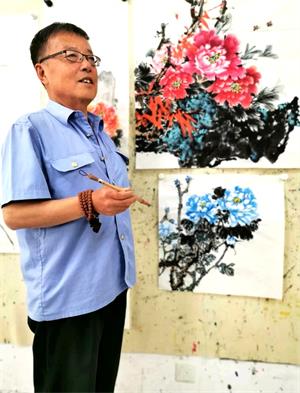 写尽牡丹富贵之气韵 --记实力派画家王新明