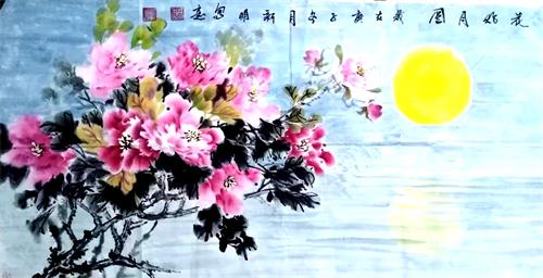 写尽牡丹富贵之气韵 --记实力派画家王新明