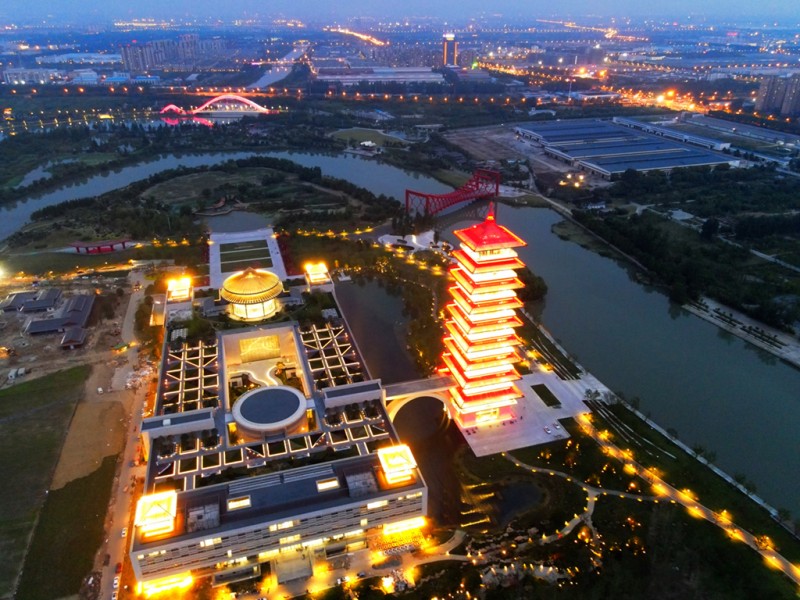 中国大运河博物馆试灯