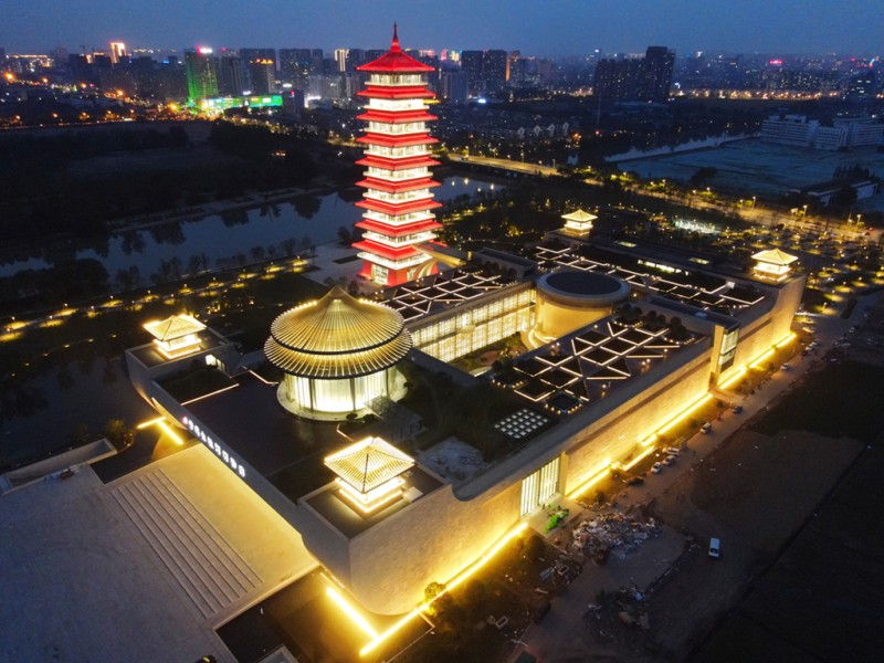 中国大运河博物馆试灯