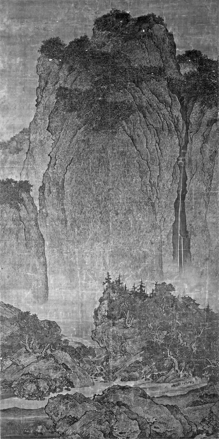 宋代范宽（约960－1030），《溪山行旅图》。