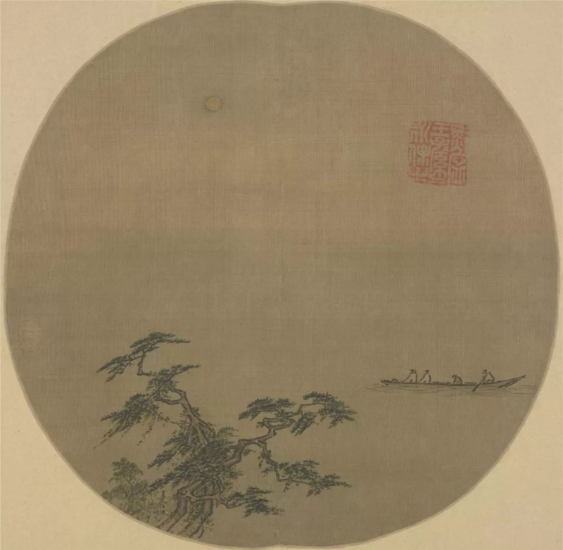 宋代画家“夏半边”夏圭山水画解析