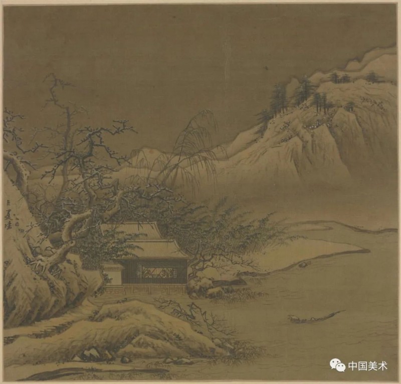 宋代画家“夏半边”夏圭山水画解析