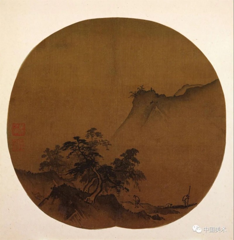 宋代画家“夏半边”夏圭山水画解析