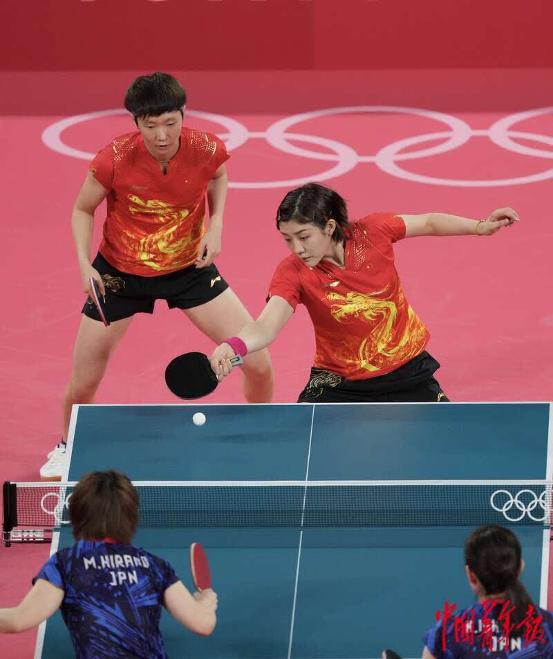 中国乒乓女团3：0战胜日本实现奥运四连冠