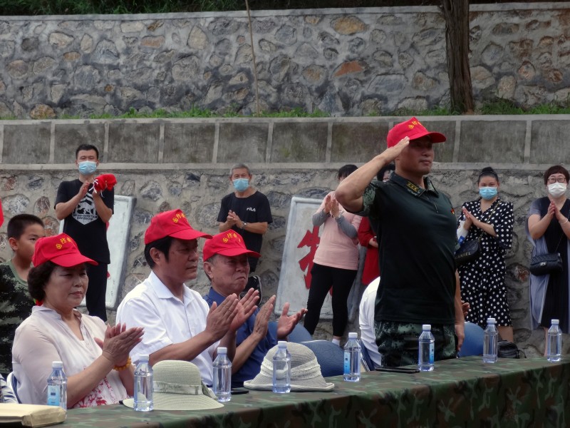 勿忘国耻！大连国成武馆军事战狼特训营国防教育课