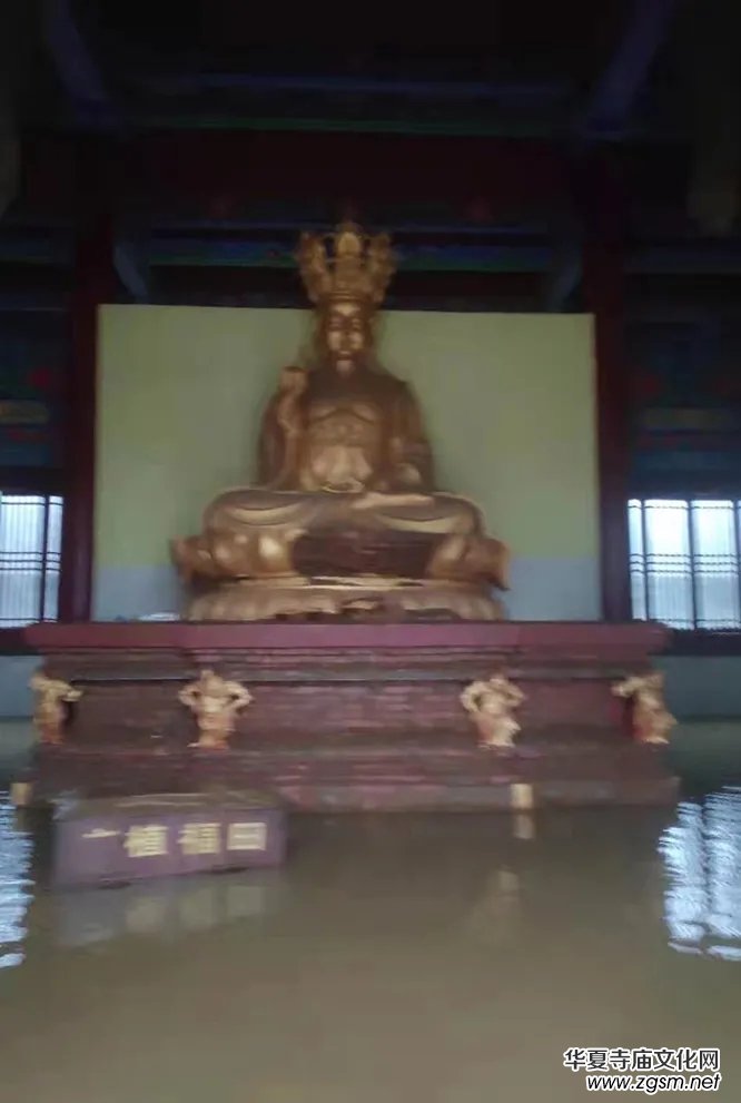 暴雨下的荥阳洞林寺受灾实况，千年古刹灾后修建迫在眉睫