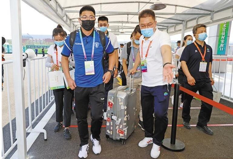 全运村“开门” 手球与花游健儿将率先入住