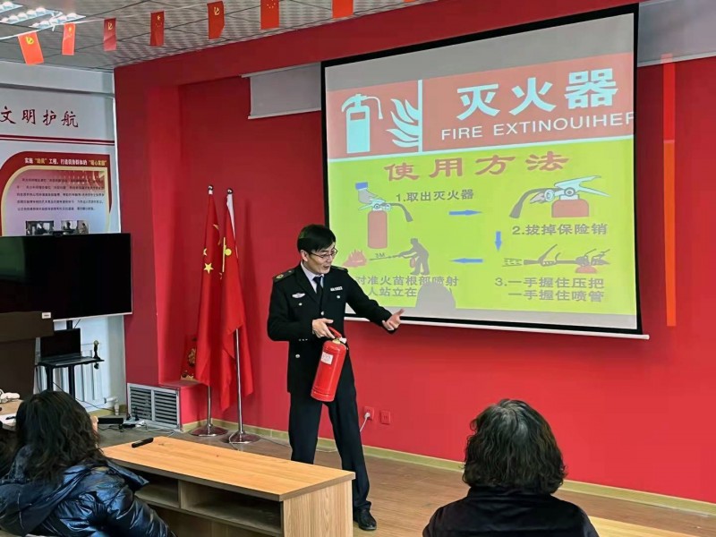 消防安全进社区——大连金源名府社区安全意识不放松