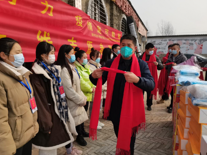 河南省商丘市睢阳区临河店乡：社会爱心人士捐赠防疫物资，助力疫情防控