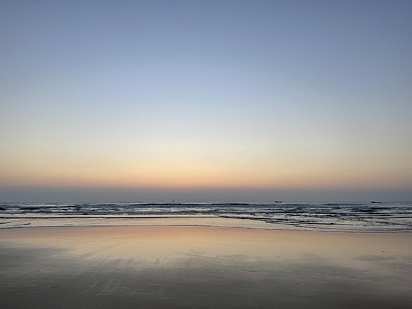 慧秋手机拍图——海上日出