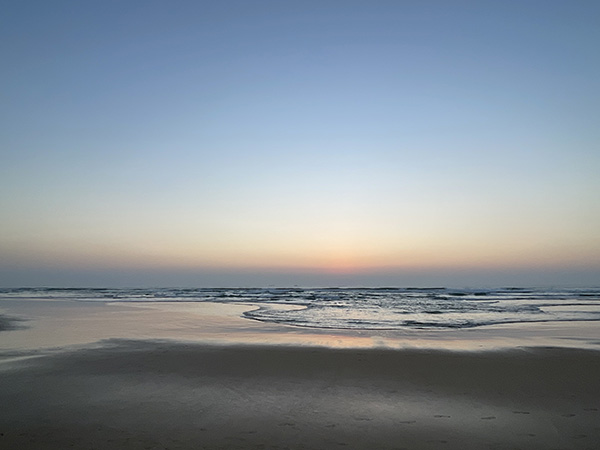 慧秋手机拍图——海上日出