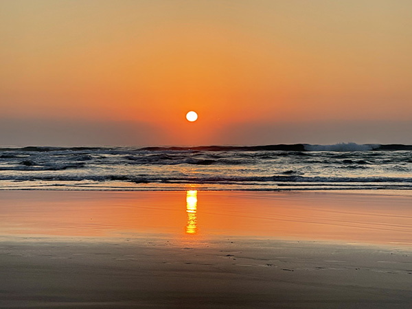 慧秋手机拍图——海上日出