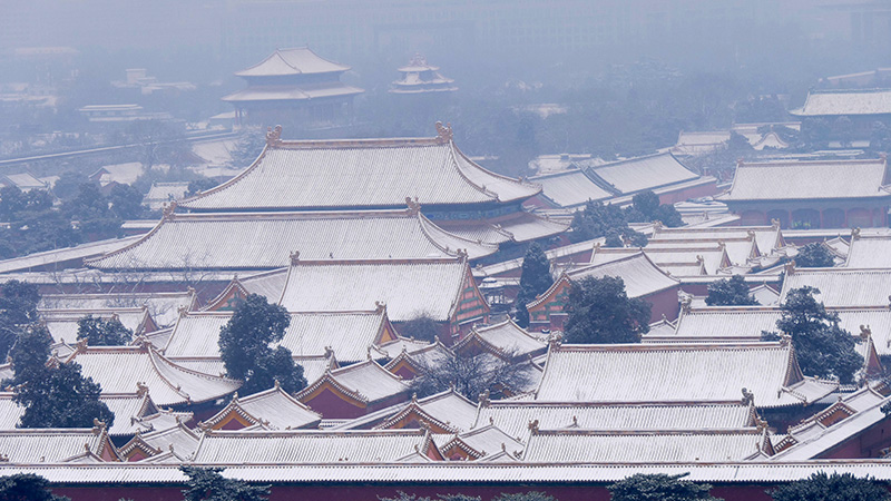 雪中景山公园、故宫——李月摄影