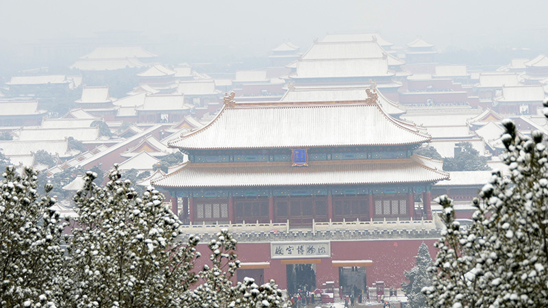 雪中景山公园、故宫——李月摄影