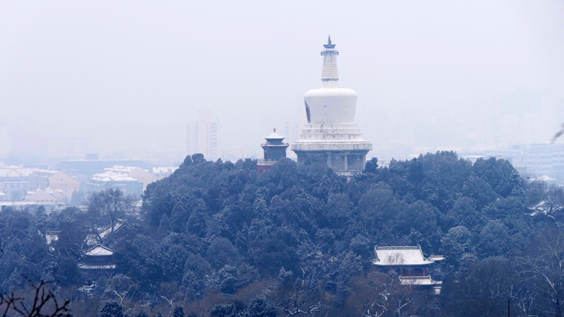 雪中景山公园、故宫——李月摄影