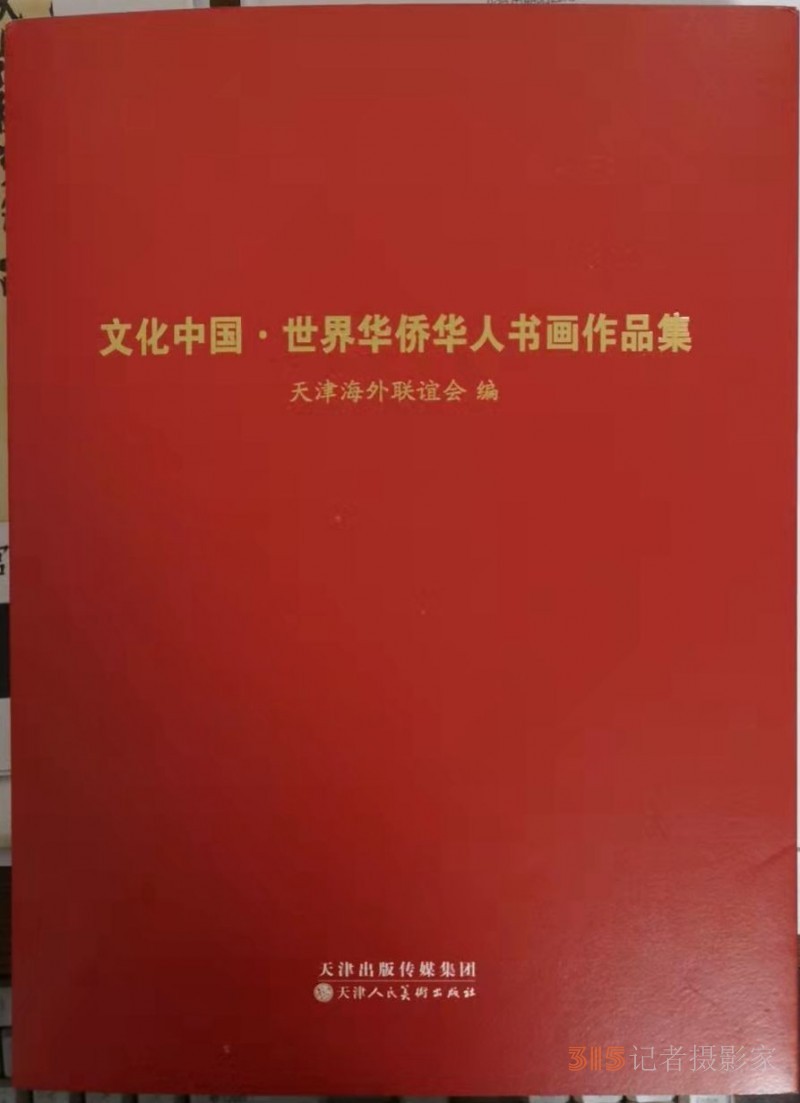 笑琰(靳新国）甲骨文作品入选《文化中国·世界华侨华人书画作品集》