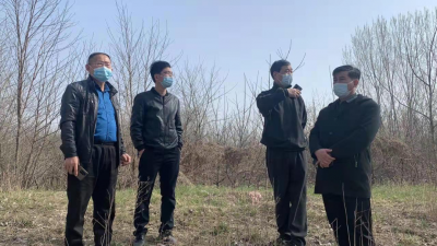 管城回族区森林防灭火指挥部副指挥长郭兴军实地查看森林防灭火工作