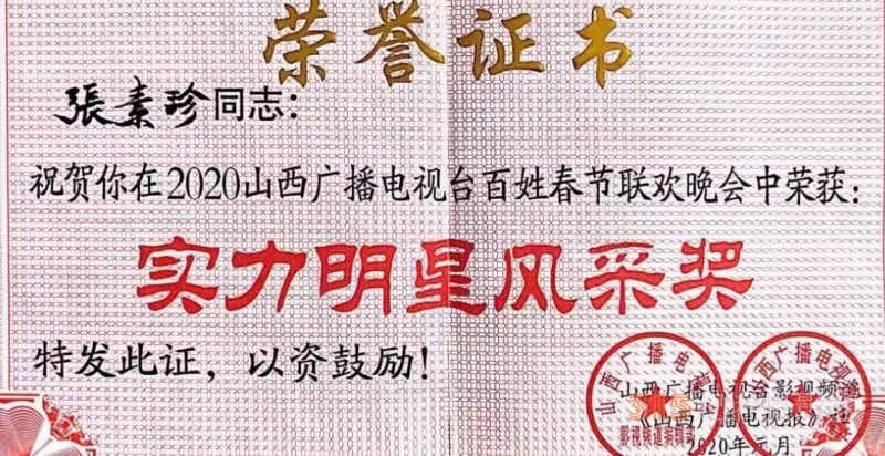 山西忻州人的骄傲  用音符谱彩人生的《张素珍》 