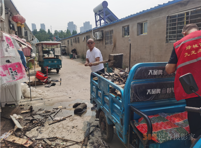 郑州市经济技术开发区管理委员会九龙办事扎实开展安置区环境综合整治