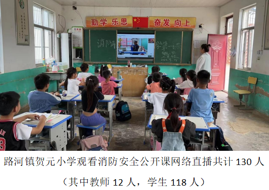 河南省商丘市睢阳区路河镇中小学消防安全公开课网络直播
