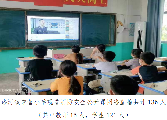 河南省商丘市睢阳区路河镇中小学消防安全公开课网络直播