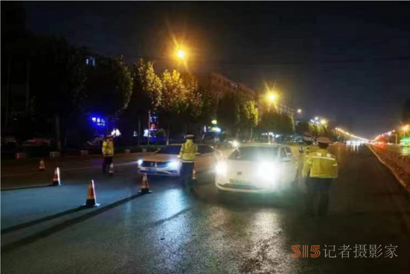 河南省商丘交警支队二大队李口中队持续开展夏季打击整治“百日行动”不放松